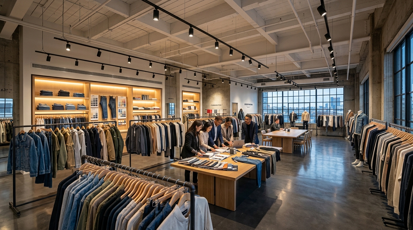 Garment Merchandising Studio & Fabric Loft with International Sourcing Team